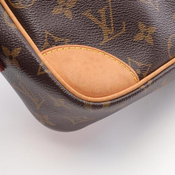 LOUIS VUITTON Brown Monogram Leather Shoulder Bag - Picture 7 of 12